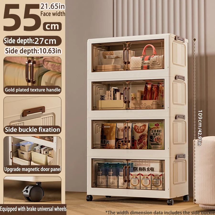 Folding Storage Cabinet Wardrobe