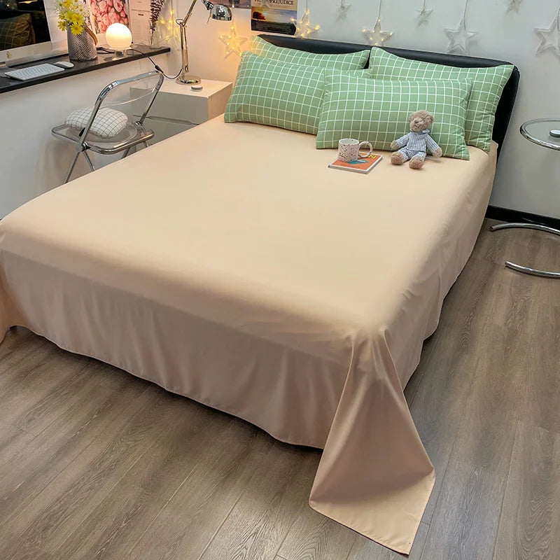 Plaid Cotton Bedding Set