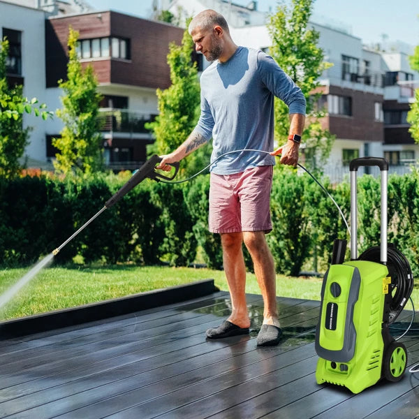 Green 1300PSI Electric Pressure Washer