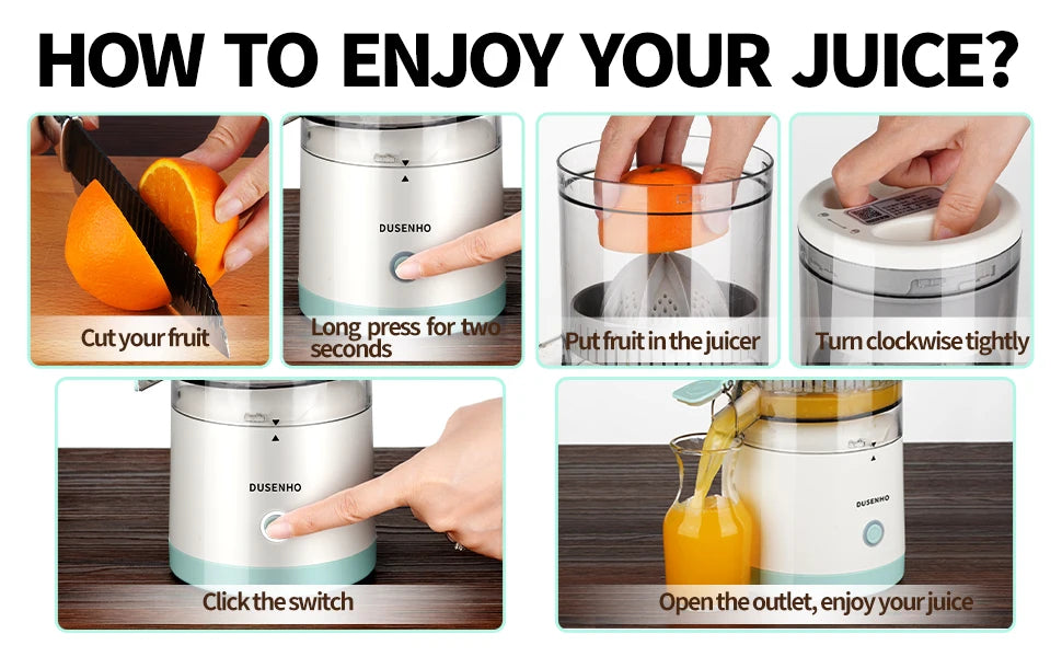Rechargeable Electric Citrus Juicer