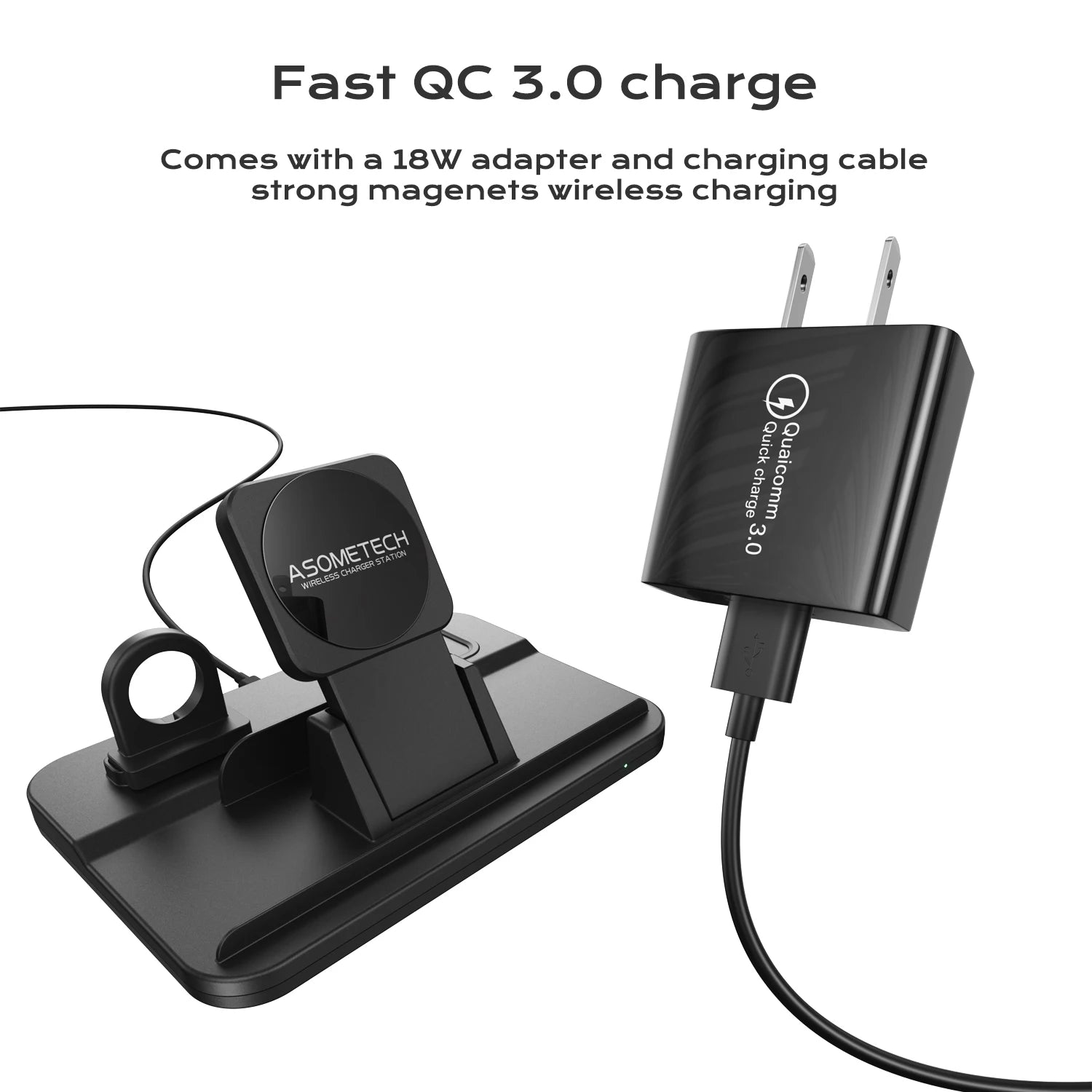 4-in-1 Magnetic Wireless Charging Stand