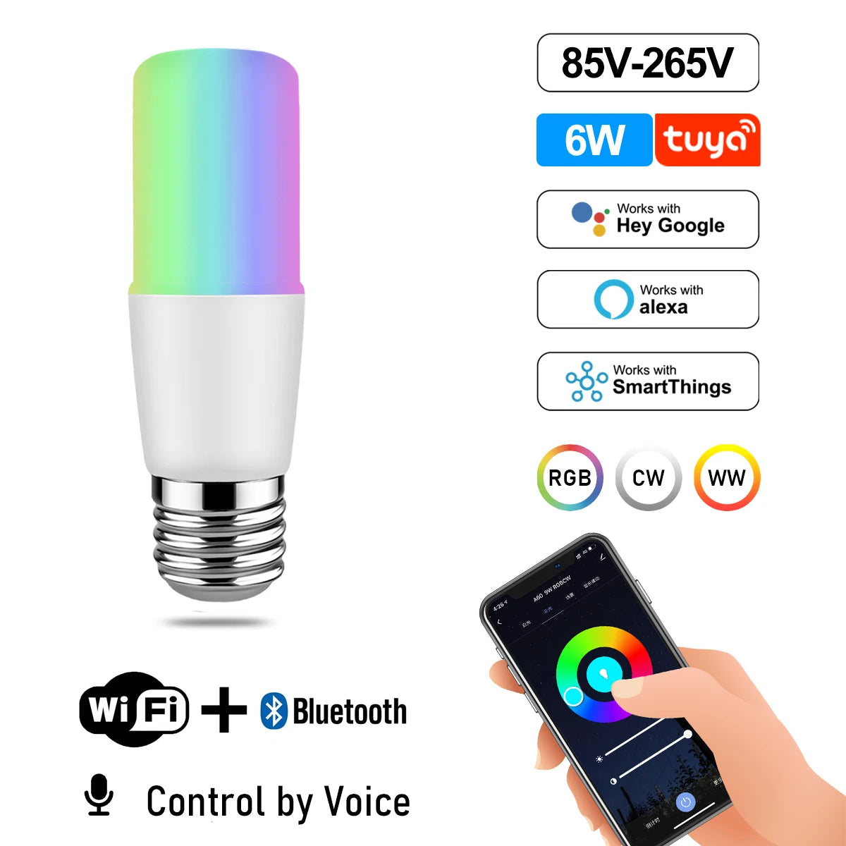 Smart WiFi LED Bulb Set