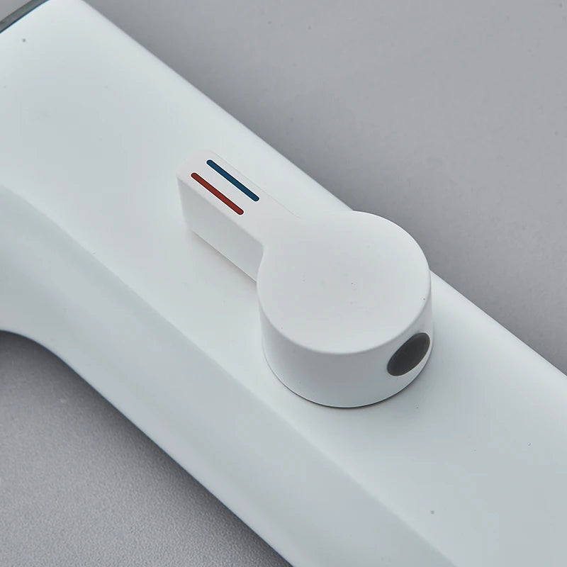 White Smart Dual Sensor Faucet