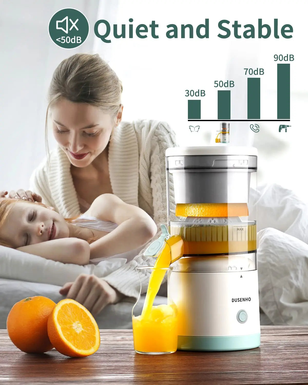 Rechargeable Electric Citrus Juicer