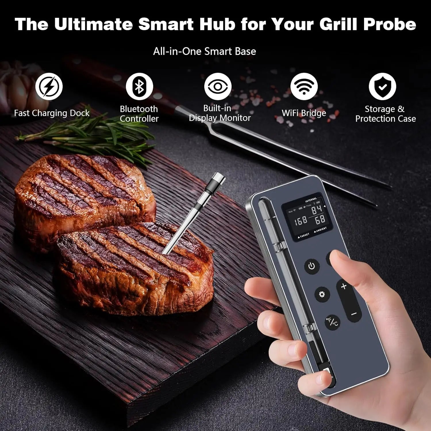 Wireless Bluetooth Meat Thermometer