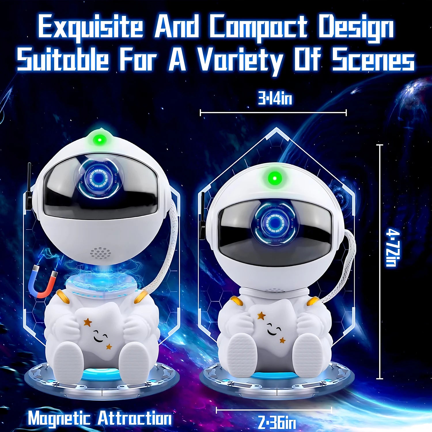 Astronaut Galaxy Star Projector