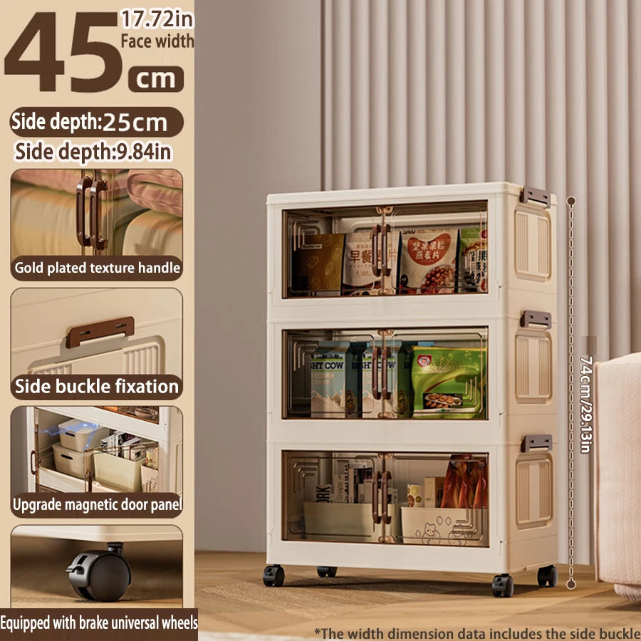 Folding Storage Cabinet Wardrobe