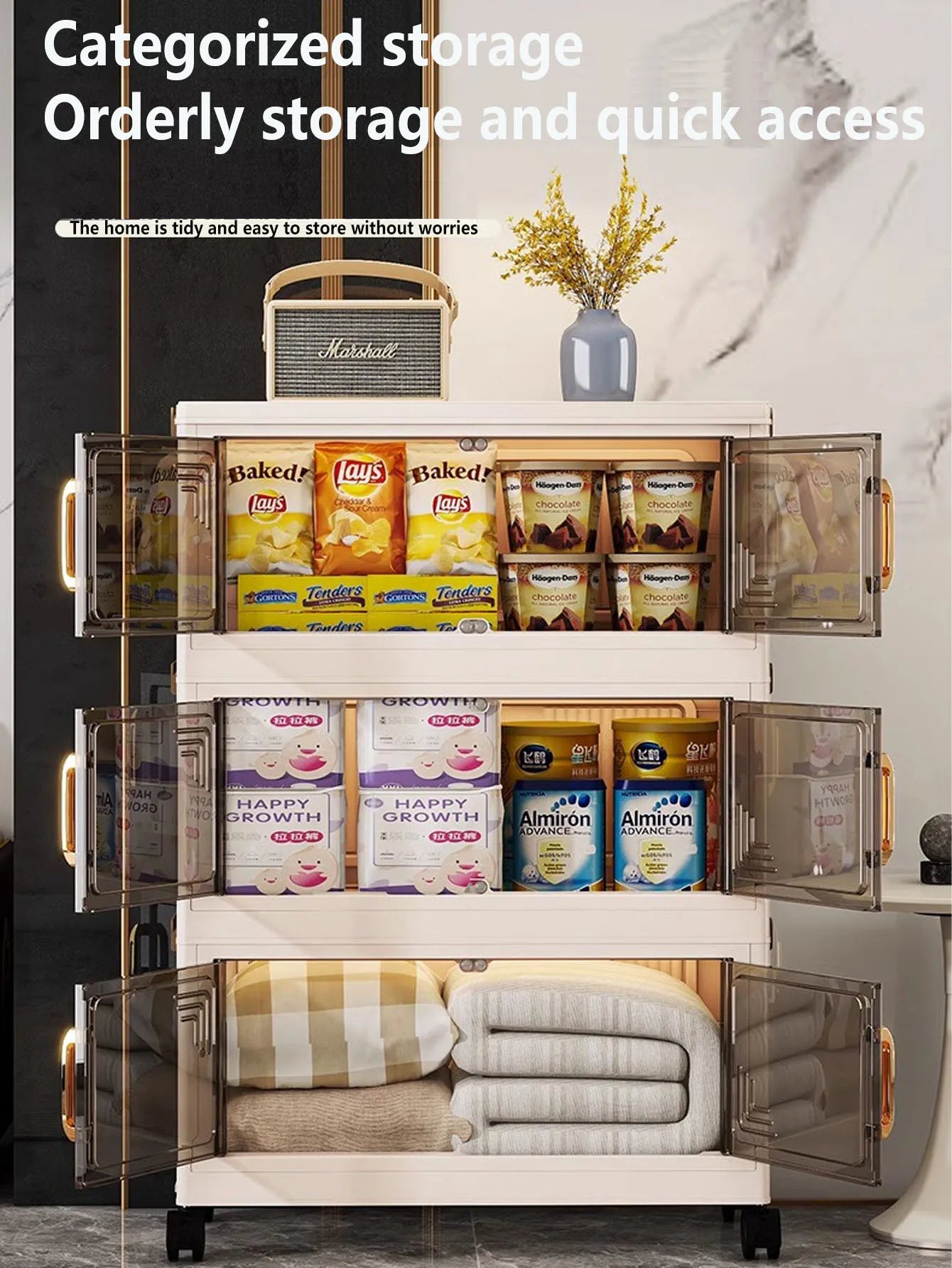 Folding Storage Cabinet Wardrobe