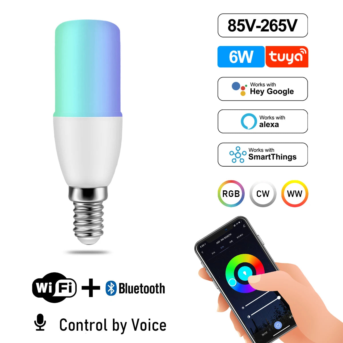 Smart WiFi LED Bulb Set