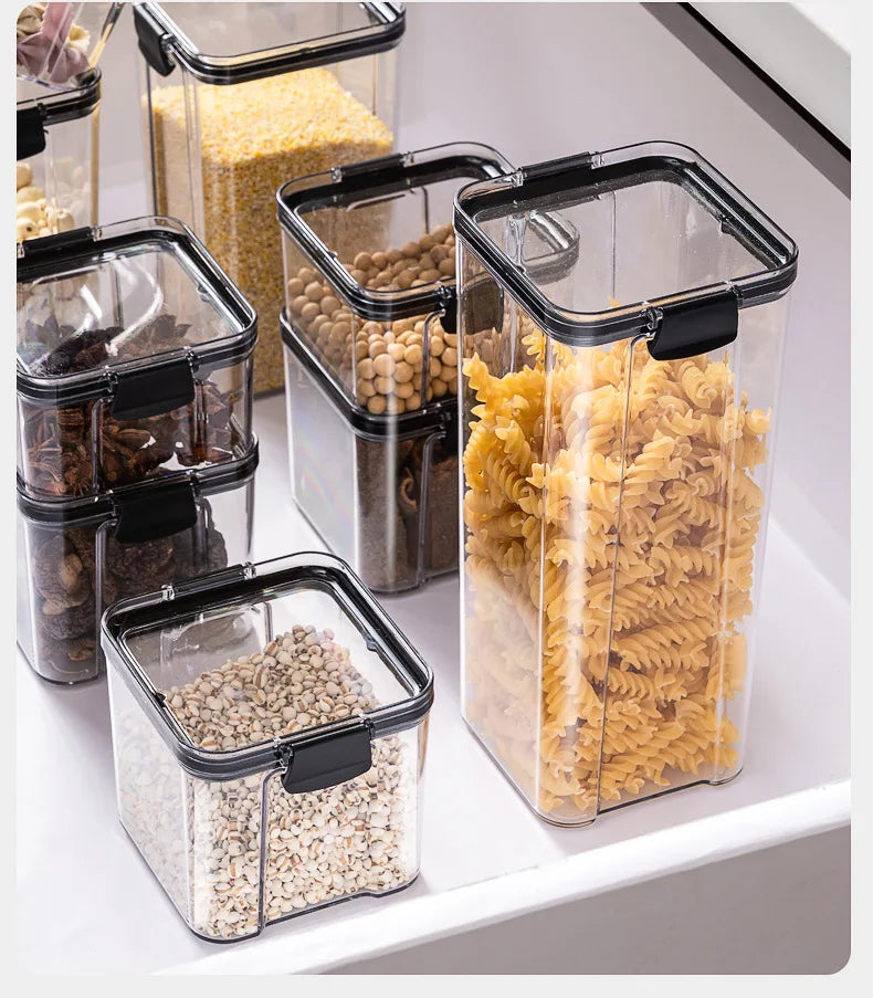 Sealed Kitchen Storage Jars Set