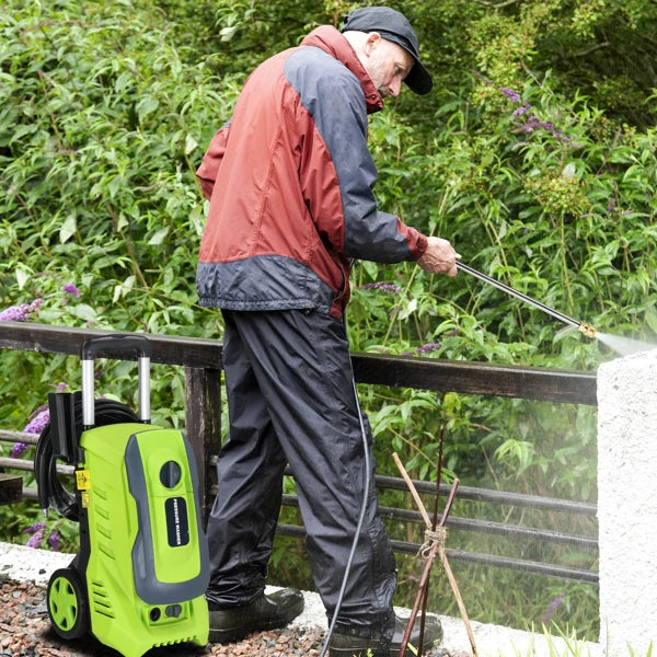 Green 1300PSI Electric Pressure Washer