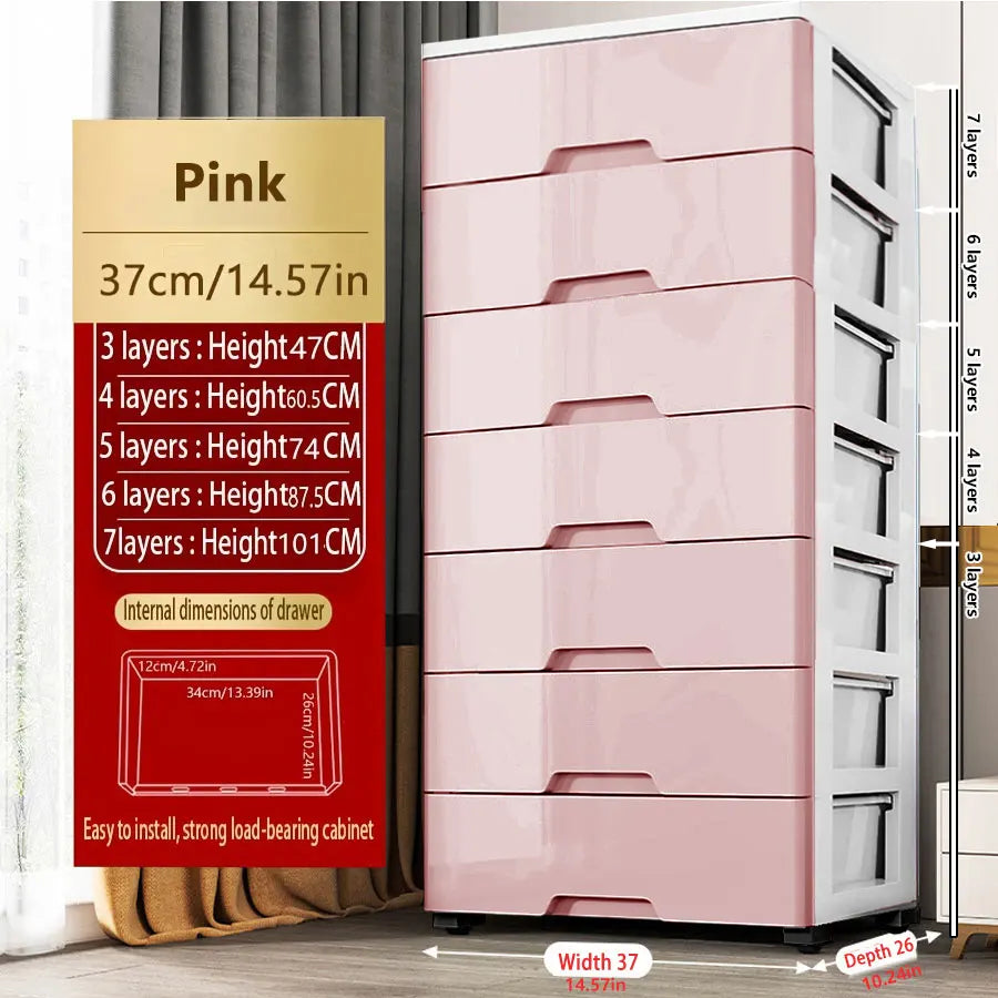 Multi-Layer Drawer Storage Cabinet