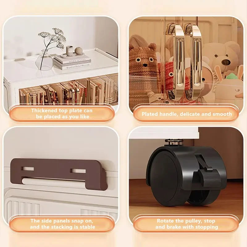 Folding Storage Cabinet Wardrobe
