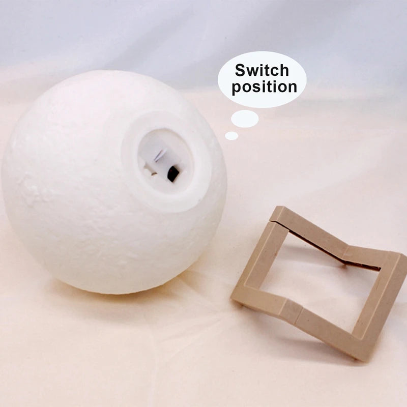 8cm LED Moon Night Lamp