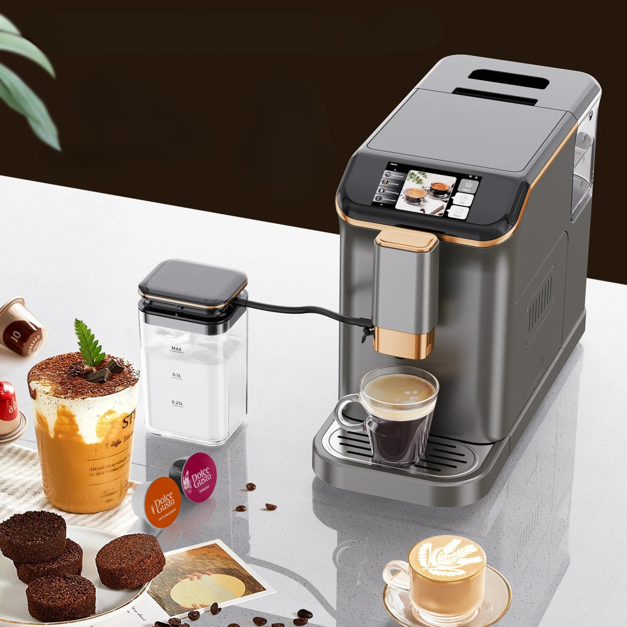 20-Bar Automatic Espresso Machine