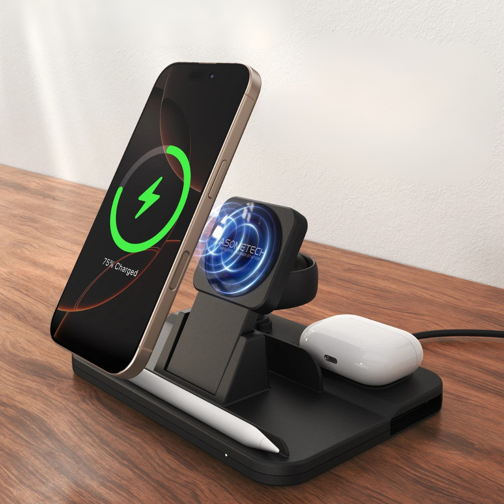 4-in-1 Magnetic Wireless Charging Stand