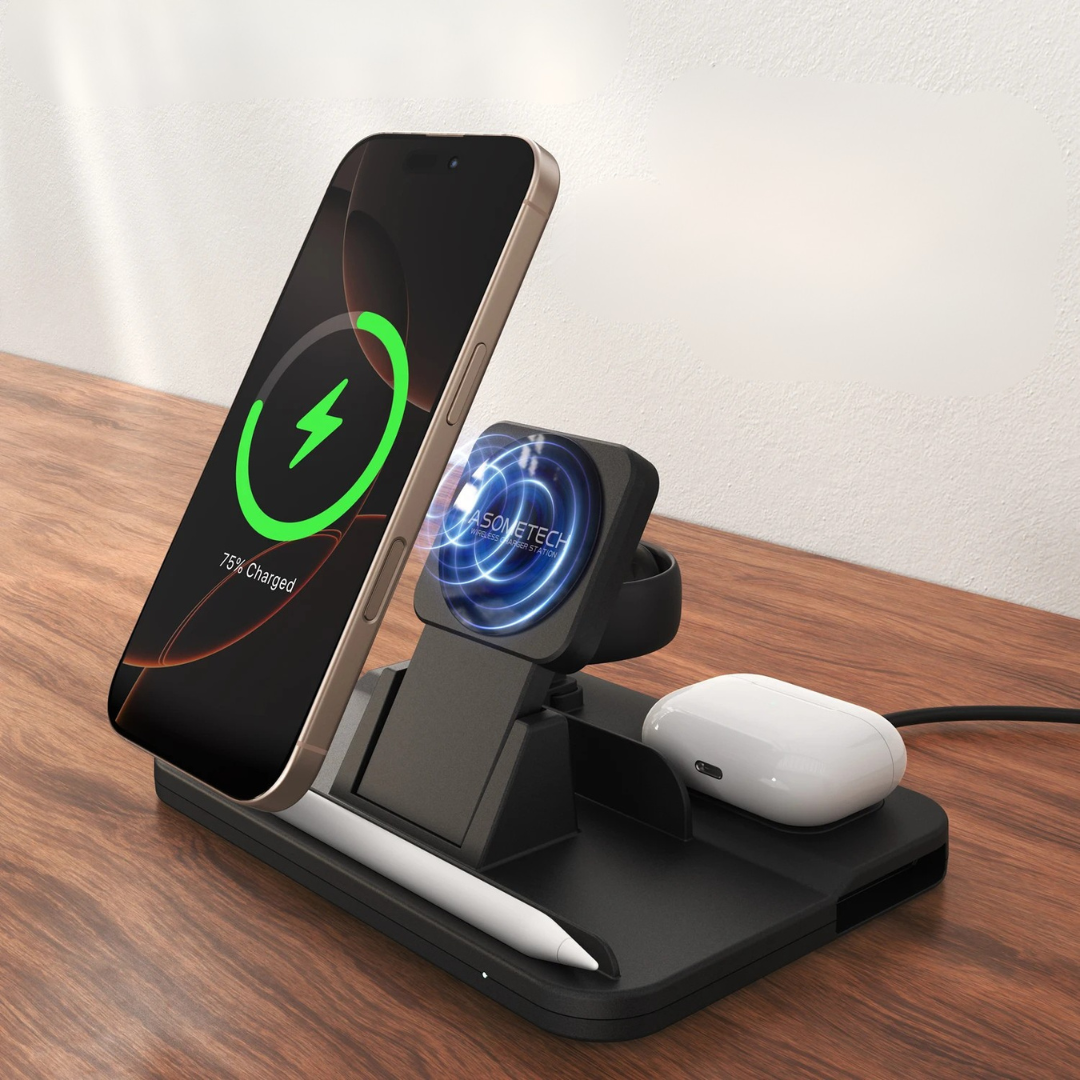 4-in-1 Magnetic Wireless Charging Stand